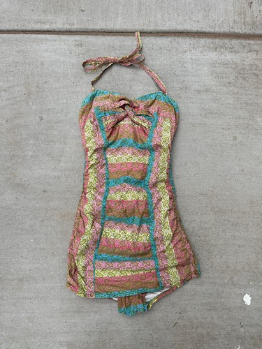 Vintage 1950s catalina paisley - 1950s,